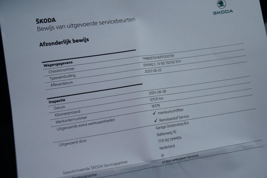 Škoda ENYAQ Coupé iV 60 Sportline + PANORAMA / SPORTSTOELEN /