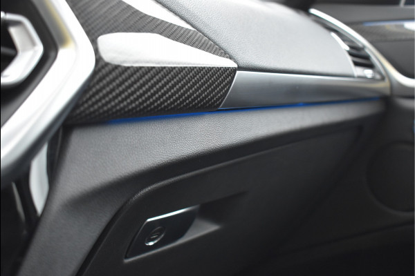 BMW X3 xDrive30e M-Pakket 292 Pk Frozen Black M-Stoelen Pano Navi 360 Memory Hud Carbon Camera Leder Laser 20 Inch