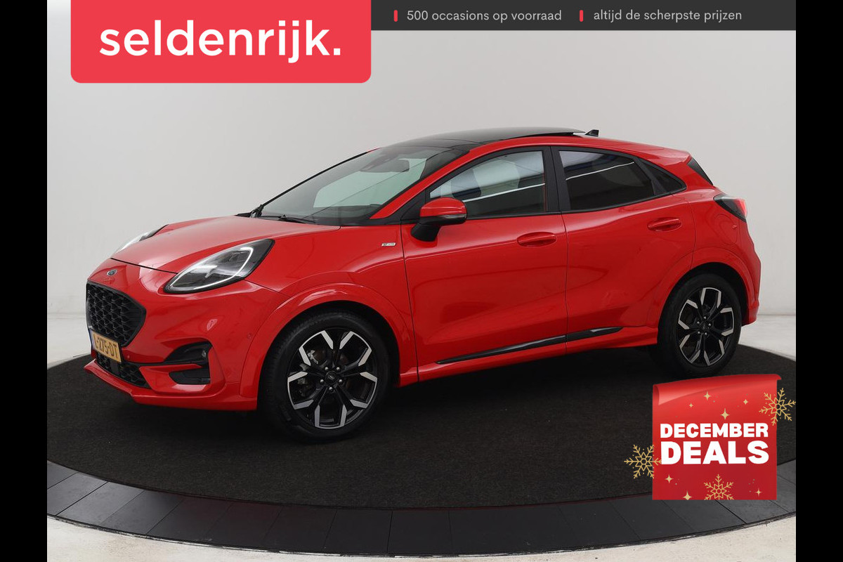 Ford Puma 1.0 EcoBoost Hybrid ST-Line X | Panoramadak | Stoel & stuurverwarming | Half leder | B&O Sound | Camera | Carplay | Adaptive cruise | Navigatie | Full LED | Digital Cockpit