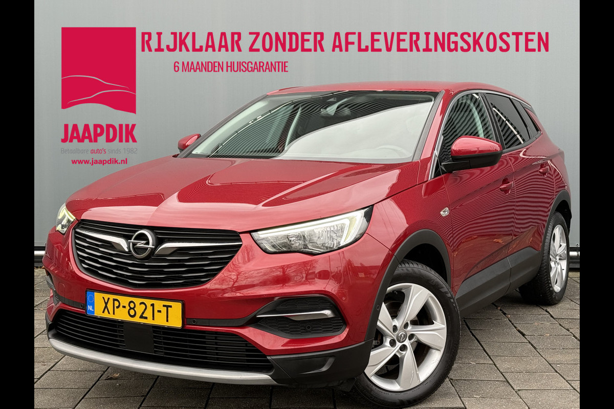 Opel Grandland X BWJ 2019 | 1.2T 131PK Bus Executive AUTOMAAT | TREKHAAK | CAMERA A | LEDER/STOF | NAVI | CLIMA | STOELVERW | CARPLAY | PRIVACY GLASS |
