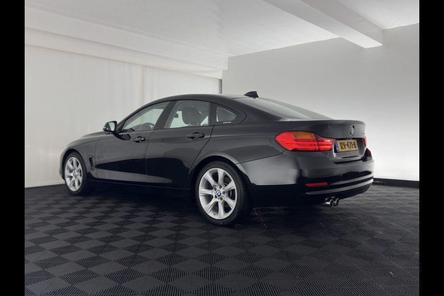 BMW 4 Serie Gran Coupé 420d Centennial High Executive (INCL-BTW) Aut. *NAVI-FULLMAP | FULL-LEATHER | HEATED- COMFORTSEATS | ECC | BI-XENON | KEYLESS | MEMORY-PACK | PDC | 18'' ALU*