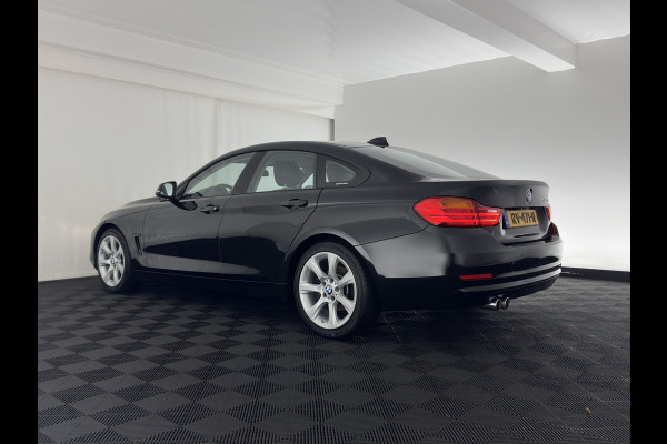 BMW 4 Serie Gran Coupé 420d Centennial High Executive (INCL-BTW) Aut. *NAVI-FULLMAP | FULL-LEATHER | HEATED- COMFORTSEATS | ECC | BI-XENON | KEYLESS | MEMORY-PACK | PDC | 18'' ALU*