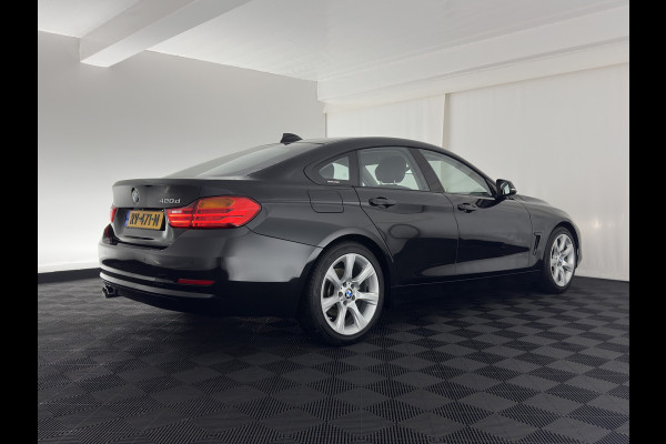 BMW 4 Serie Gran Coupé 420d Centennial High Executive (INCL-BTW) Aut. *NAVI-FULLMAP | FULL-LEATHER | HEATED- COMFORTSEATS | ECC | BI-XENON | KEYLESS | MEMORY-PACK | PDC | 18'' ALU*