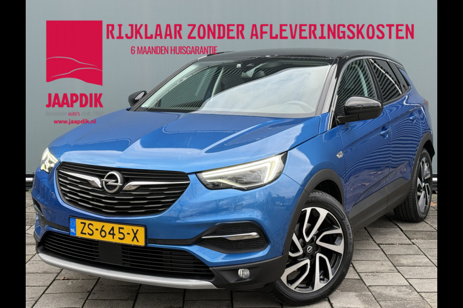 Opel Grandland X BWJ 2019 | 1.2T 131PK Bus. Executive | TREKHAAK | PANO DAK | CLIMA | NAVI | 18'' LMV | CARPLAY | SPORTSTOELEN | PDC 2X