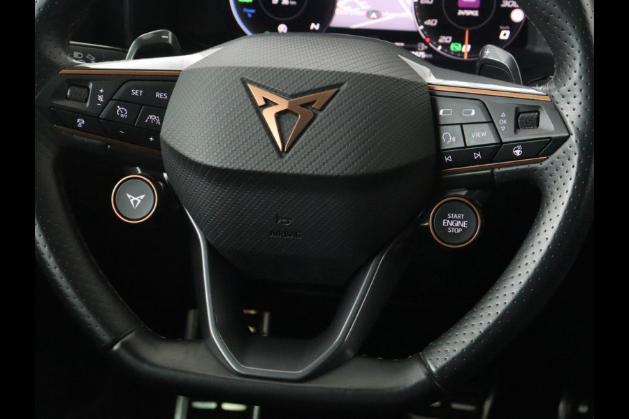 CUPRA Leon 1.4 eHybrid VZ | 245pk | Leder | Stoelverwarming | Camera | Carplay | Memory | Sfeerverlichting | Navigatie | Adaptive cruise | Keyless | Sportstoelen | Full LED | 19'' | PHEV | Plug In