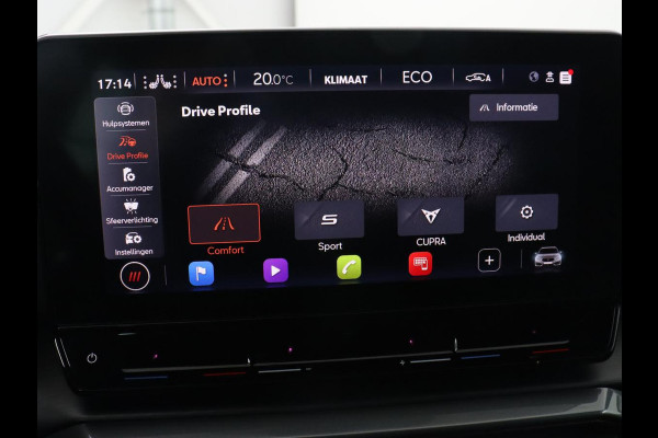 CUPRA Leon 1.4 eHybrid VZ | 245pk | Leder | Stoelverwarming | Camera | Carplay | Memory | Sfeerverlichting | Navigatie | Adaptive cruise | Keyless | Sportstoelen | Full LED | 19'' | PHEV | Plug In