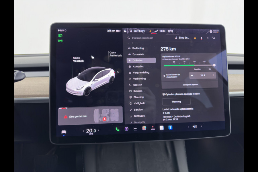 Tesla Model 3 Long Range AWD 75 kWh [3-Fase] {SOH-86%} (INCL-BTW)  Aut. *HEATPUMP | PANO | AUTO-PILOT | LUXURY-LEATHER | KEYLESS | FULL-LED | MEMORY-PACK | SURROUND-VIEW | DAB | CARPLAY | DIGI-COCKPIT | LANE-ASSIST | COMFORT-SEATS | 18"ALU*