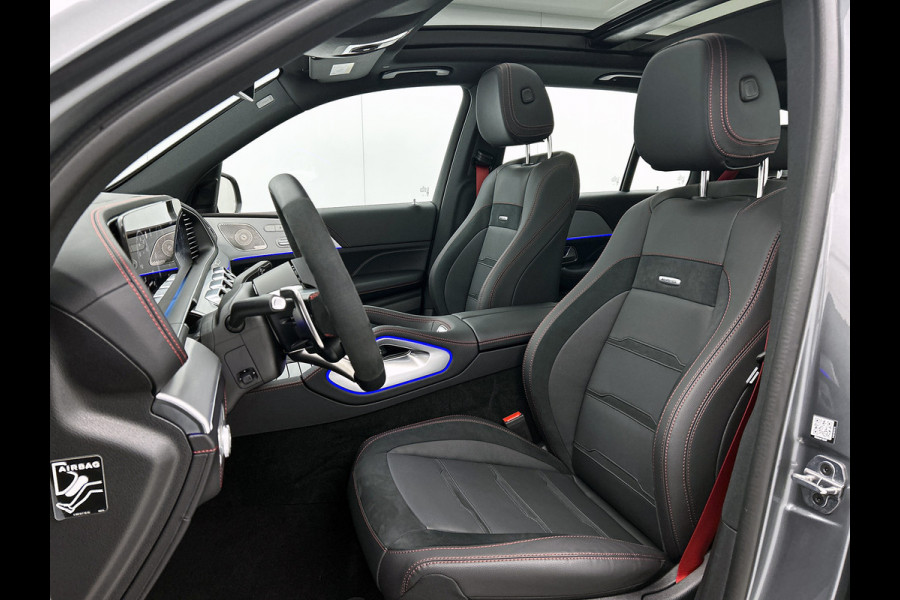 Mercedes-Benz GLE Mercedes-AMG 53 Hybrid 4MATIC+ Premium AMG Premium | Night Pakket | 22 Inch Velgen | Trekhaak | Panorama Schuif-Kanteldak. Inclusief 24 maanden Mercedes-Benz Certified garantie voor Europa.