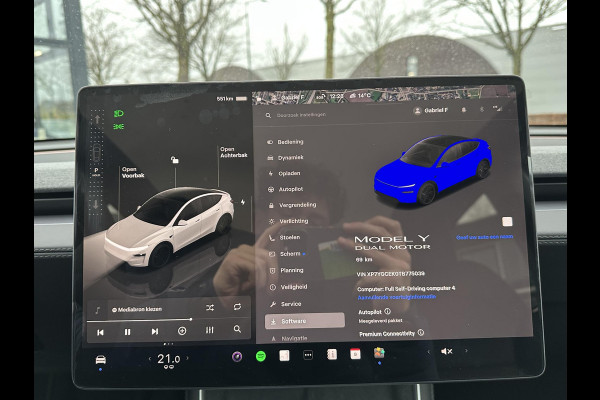 Tesla Model Y Premium Long Range AWD 75 kWh NIEUWE AUTO | AUTOPILOT| VOLLEDIGE TESLA GARANTIE T/M 12/2029 OF 80.000KM| DE HOOGVOLTACCU EN AANDRIJFLIJN TOT 2033 of 192.000KM |