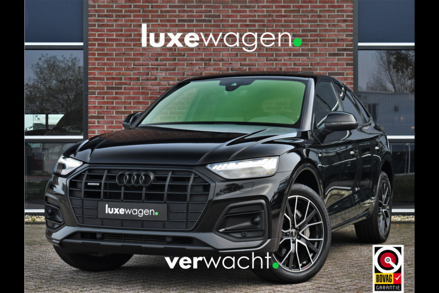 Audi Q5 Sportback 50 TFSI e S-Line Pano ACC El-zetels Ruitstiksel 20inch Camera