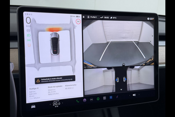 Tesla Model Y Performance 534pk 0-100 3,8 sec. Trekhaak AWD 78,1kWh Warmtepomp FSD-Comp.3 AutoPilot Carbon-Spoiler Elek.Achterklep AMD-Ryzen P Camera Navi LED ACC DAB Voorverwarmen interieur en Keyless via App One-Pedal-Drive Garantie op Accu 03-02-2031 maz. 192.000km max. 250Kw laadvermogen !