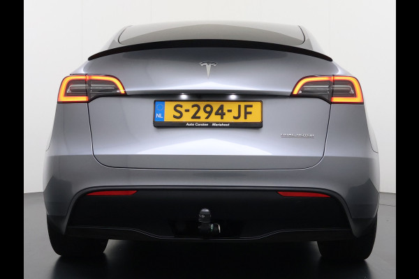 Tesla Model Y Performance 534pk 0-100 3,8 sec. Trekhaak AWD 78,1kWh Warmtepomp FSD-Comp.3 AutoPilot Carbon-Spoiler Elek.Achterklep AMD-Ryzen P Camera Navi LED ACC DAB Voorverwarmen interieur en Keyless via App One-Pedal-Drive Garantie op Accu 03-02-2031 maz. 192.000km max. 250Kw laadvermogen !
