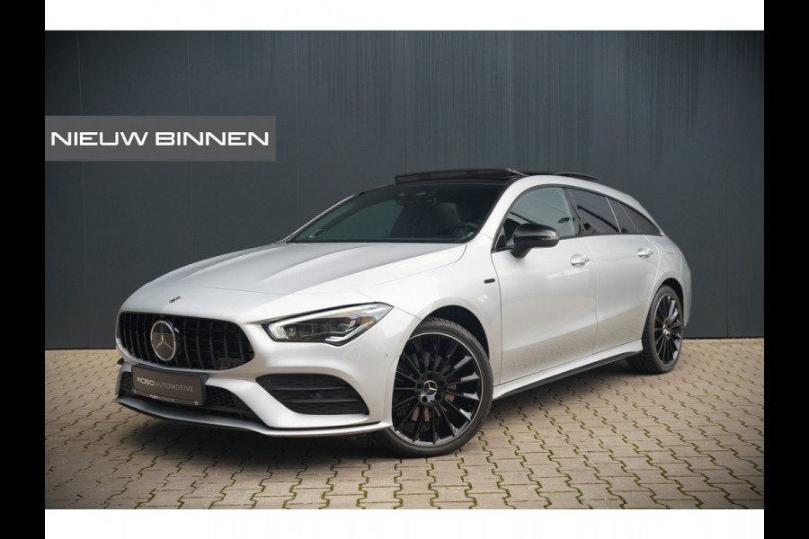 Mercedes-Benz CLA-Klasse Shooting Brake 250 e Edition | AMG Line | Panoramadak | Stoelverwarming | Camera | Keyless | Ambiance Verlichting | Cruise Control | Multibeam LED | BTW |