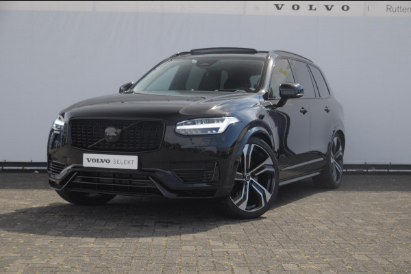 Volvo XC90 T8 455PK Recharge AWD Ultra Dark Long range / Luchtvering / Bowers & Wilkins/ Polestar Tuning / HEICO verlaging / Trekhaak / Head-up display / Stoelverwarming en ventilatie / Massagestoelen / Memory seats / Adaptive cruise control / 360 Camera /