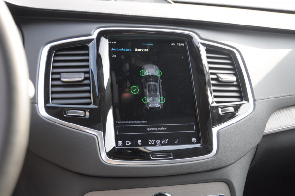 Volvo XC90 T8 455PK Recharge AWD Ultra Dark Long range / Luchtvering / Bowers & Wilkins/ Polestar Tuning / HEICO verlaging / Trekhaak / Head-up display / Stoelverwarming en ventilatie / Massagestoelen / Memory seats / Adaptive cruise control / 360 Camera /