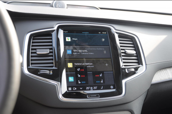 Volvo XC90 T8 455PK Recharge AWD Ultra Dark Long range / Luchtvering / Bowers & Wilkins/ Polestar Tuning / HEICO verlaging / Trekhaak / Head-up display / Stoelverwarming en ventilatie / Massagestoelen / Memory seats / Adaptive cruise control / 360 Camera /
