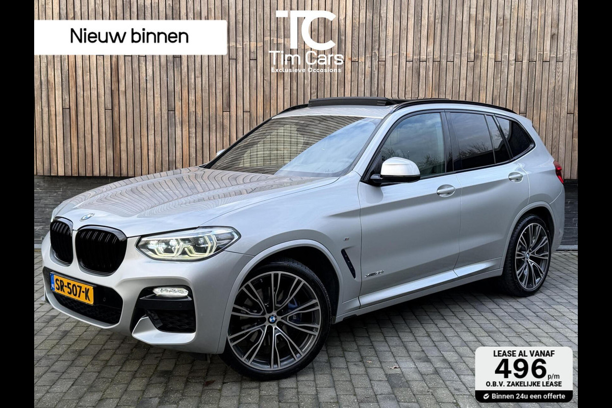 BMW X3 xDrive30i 252pk M-sport Automaat | Panoramadak | Leer | Stoelverwarming | Climate & cruise control | LED verlichting adaptief me