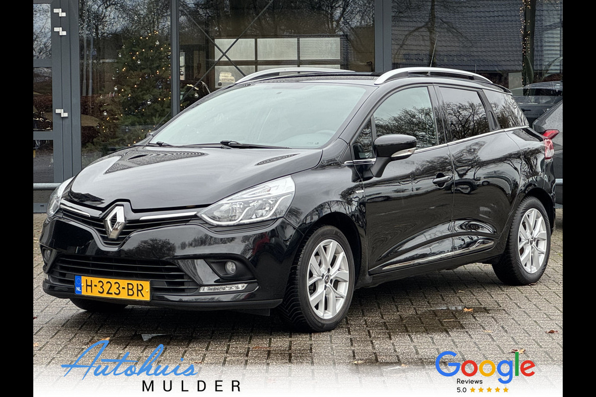 Renault Clio Estate 0.9 TCe Limited Navigatie/Trekhaak/Dab/Cruise/PDC/Getint glas  APK t/m 18-10-2027
