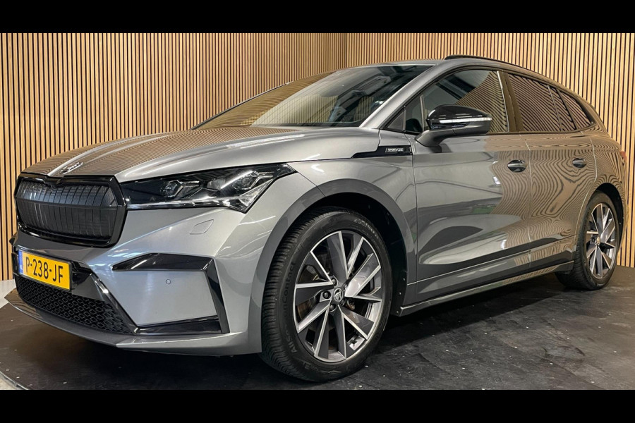 Škoda ENYAQ iV 60 SPORTLINE|TREKHAAK|AMBIENT LIGHT|KUIPSTOEL|CARPLAY|CAMERA|ACC|STUURVERW.|INCL.BTW|NL-AUTO|1e EIG.|NAP|