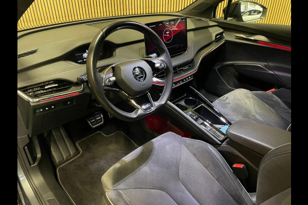 Škoda ENYAQ iV 60 SPORTLINE|TREKHAAK|AMBIENT LIGHT|KUIPSTOEL|CARPLAY|CAMERA|ACC|STUURVERW.|INCL.BTW|NL-AUTO|1e EIG.|NAP|