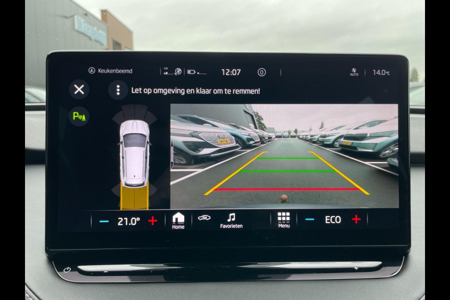 Škoda ENYAQ iV 60 SPORTLINE|TREKHAAK|AMBIENT LIGHT|KUIPSTOEL|CARPLAY|CAMERA|ACC|STUURVERW.|INCL.BTW|NL-AUTO|1e EIG.|NAP|