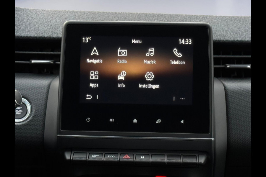 Renault Clio 1.0 TCe Intens, NAVIGATIE, climaat controle, digitaal cockpit, sensoren, 1/2 lederen sportinterieur, luxe uitvoering