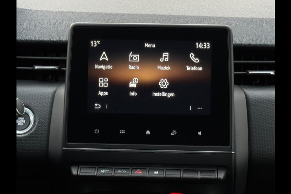 Renault Clio 1.0 TCe Intens, NAVIGATIE, climaat controle, digitaal cockpit, sensoren, 1/2 lederen sportinterieur, luxe uitvoering