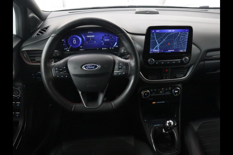 Ford Puma 1.0 EcoBoost Hybrid ST-Line X | Adaptive cruise | Camera | Half leder | B&O Sound | Carplay | Navigatie | Digital Cockpit | Full LED | Dodehoek detectie | Climate control | Bluetooth