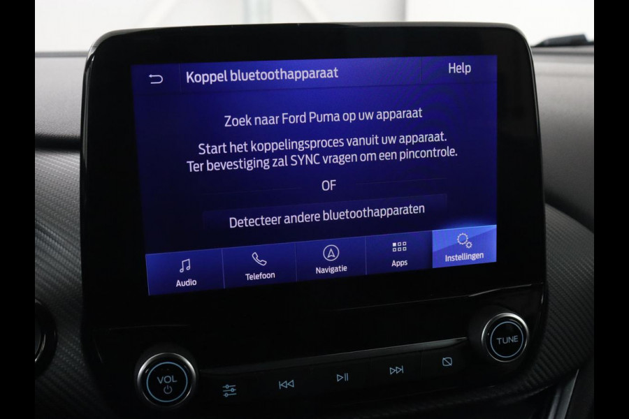 Ford Puma 1.0 EcoBoost Hybrid ST-Line X | Adaptive cruise | Camera | Half leder | B&O Sound | Carplay | Navigatie | Digital Cockpit | Full LED | Dodehoek detectie | Climate control | Bluetooth