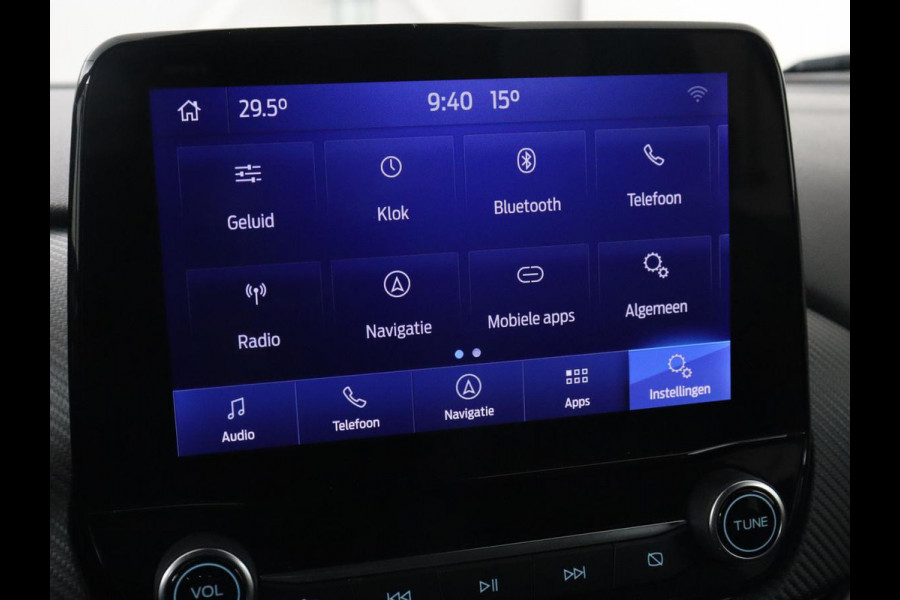 Ford Puma 1.0 EcoBoost Hybrid ST-Line X | Adaptive cruise | Camera | Half leder | B&O Sound | Carplay | Navigatie | Digital Cockpit | Full LED | Dodehoek detectie | Climate control | Bluetooth