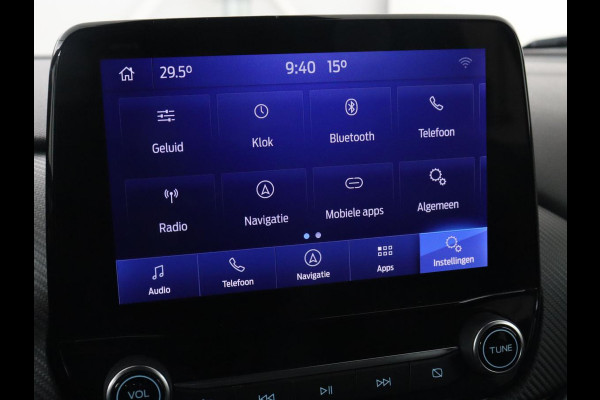 Ford Puma 1.0 EcoBoost Hybrid ST-Line X | Adaptive cruise | Camera | Half leder | B&O Sound | Carplay | Navigatie | Digital Cockpit | Full LED | Dodehoek detectie | Climate control | Bluetooth