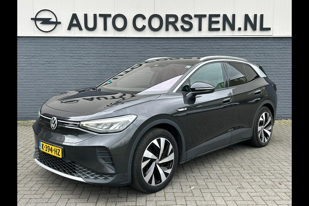 Volkswagen ID.4 ** Gereserveerd** First 77kWh SOH 93% Adap.Cruise Camera Trekhaak Pdc Android Auto Apple Carplay Stoelverwarming Navi Ecc Mirrorlink Privacy Glas Lmv Keyless DAB Origineel Nederlandse Auto 1.000KG Trekgewicht