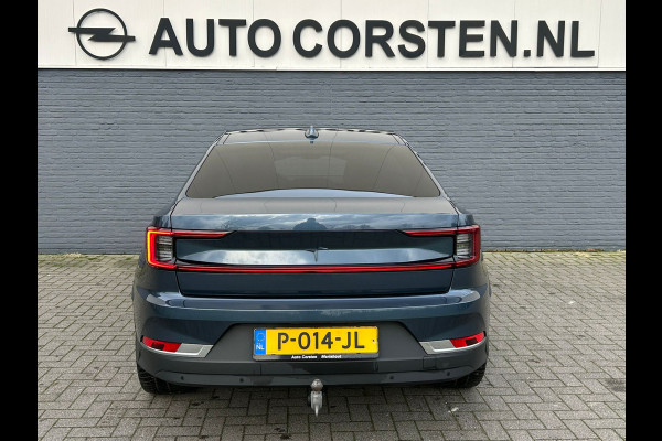 Polestar 2 Long Range 78kWh SOH 92% Leder Panoramadak Adap.Cruise Trekhaak Harman/Kardon®-Audio Memory Apple Carplay Android Auto Navi Ecc Stoel+Stuur+Achterbankverwarming Pdc Elek.Achterklep Lane Assist BLIS Road Sign Info 1e Eigenaar Origineel Nederlandse Auto