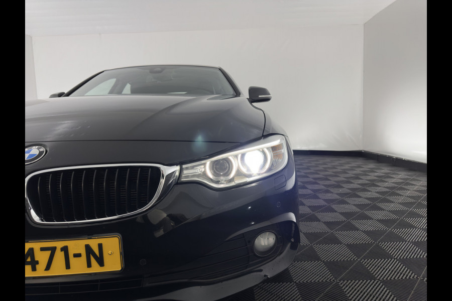 BMW 4 Serie Gran Coupé 420d Centennial High Executive (INCL-BTW) Aut. *NAVI-FULLMAP | FULL-LEATHER | HEATED- COMFORTSEATS | ECC | BI-XENON | KEYLESS | MEMORY-PACK | PDC | 18'' ALU*