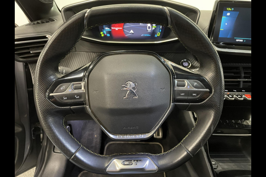 Peugeot e-208 EV GT 350 50 kWh Automaat Navigatie Apple Carplay/Android Auto Camera Parkeersensoren Cruise Control Stoelverwarming Half leder Climate Control Lichtmetalen velgen
