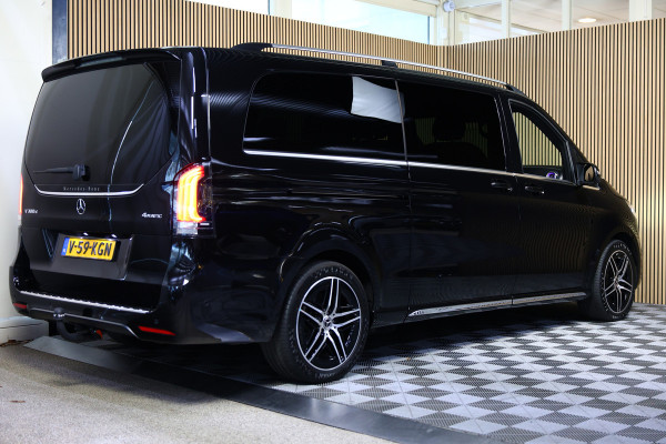 Mercedes-Benz V-Klasse V300d 4Matic XXL LUCHTVERING LEDER CARPLAY STOELVENT. '24 Er wordt ook de bank op de 3e rij bijgeleverd+ tussenschot