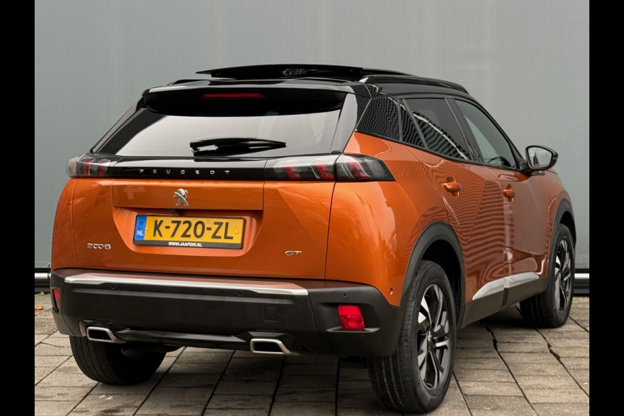 Peugeot 2008 BWJ 2021 | 1.2T 131PK GT | PANO SCHUIFDAK | VOCAL | CAMERA A | CLIMA | NAVI | CARPLAY | PRIVACY GLASS | PDC 2X | LEDER/STOF |