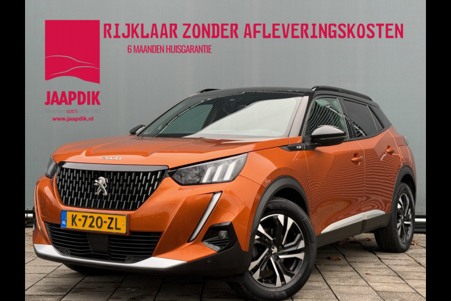 Peugeot 2008 BWJ 2021 | 1.2T 131PK GT | PANO SCHUIFDAK | VOCAL | CAMERA A | CLIMA | NAVI | CARPLAY | PRIVACY GLASS | PDC 2X | LEDER/STOF |
