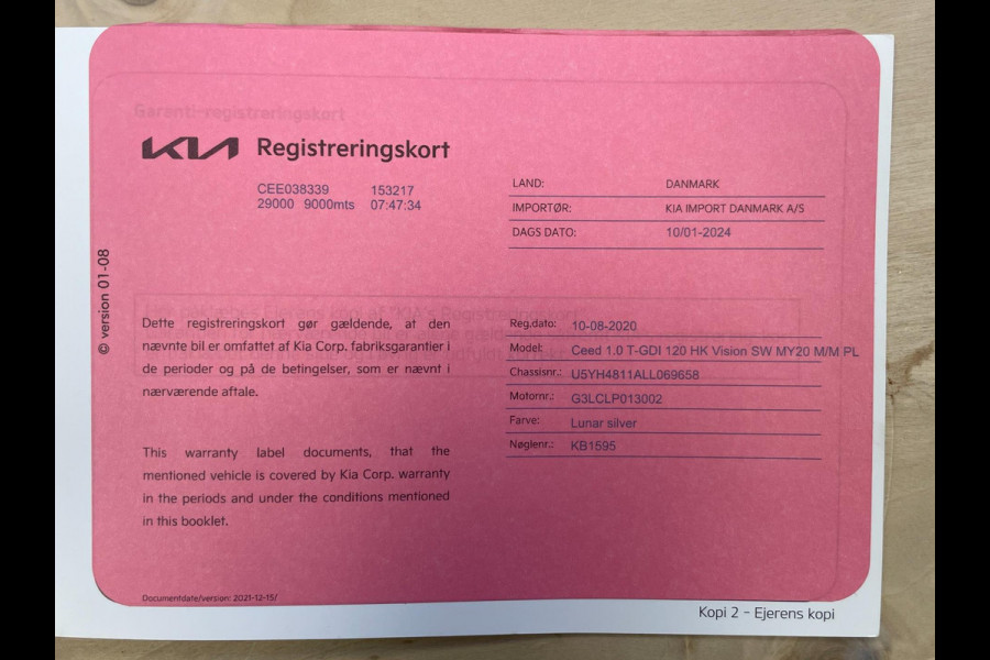 Kia Ceed Sportswagon 1.0 T-GDi DynamicLine|APPLE CARPLAY, ANDROID AUTO|STOEL-,STUURVERW|CAMERA|CRUISE,CLIMATE|1E EIG.|INCL.BTW|