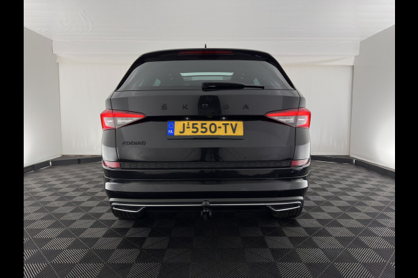 Škoda Kodiaq 1.5 TSI Sportline Business (INCL-BTW) Aut. *PANO | LEATHER-MICROFIBRE | FULL-LED | MEMORY-PACK | SPORTSEATS | SHIFT-PADDLES | ADAPTIVE-CRUISE | DIGI-COCKPIT | NAVI-FULLMAP | CANTON-AUDIO | DAB | AMBIENT-LIGHT | KEYLESS