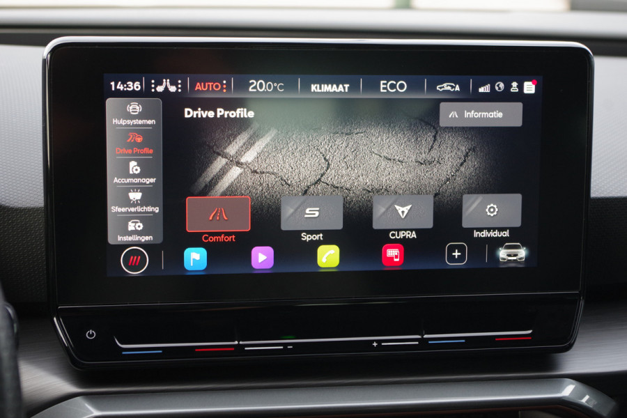 CUPRA Leon Sportstourer 1.4 e-Hybrid 245 PK VZ Adrenaline, Winterpakket, Stuur-Startknop, LED, Carplay, Memory