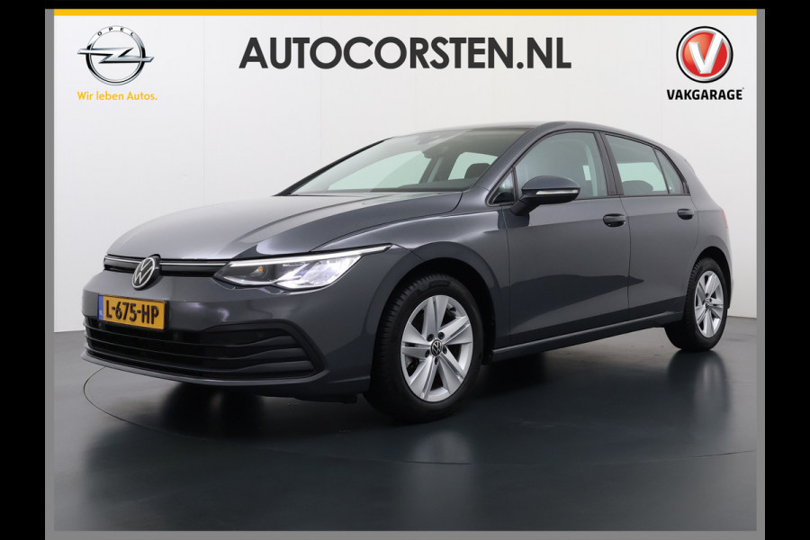 Volkswagen Golf 1.0 eTSI 111PK AUT-7 Nieuw Model Adap.Cruise Virtual Cockpit Apple Carplay Android APP-Connect Navi Ecc Pdc Life Stoel+Stuurverwarming Lmv Mirrorlink DAB Led Isofix Keyless mild hybride Complete Volkswagen Golf mild hybride!