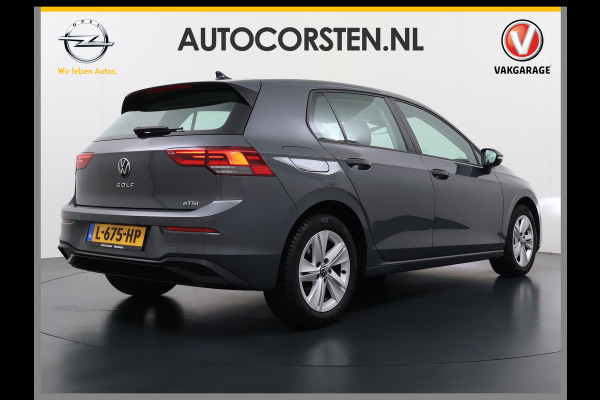 Volkswagen Golf 1.0 eTSI 111PK AUT-7 Nieuw Model Adap.Cruise Virtual Cockpit Apple Carplay Android APP-Connect Navi Ecc Pdc Life Stoel+Stuurverwarming Lmv Mirrorlink DAB Led Isofix Keyless mild hybride Complete Volkswagen Golf mild hybride!