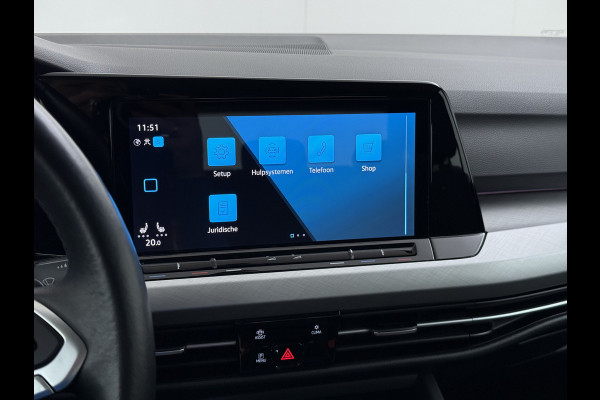 Volkswagen Golf 1.0 eTSI 111PK AUT-7 Nieuw Model Adap.Cruise Virtual Cockpit Apple Carplay Android APP-Connect Navi Ecc Pdc Life Stoel+Stuurverwarming Lmv Mirrorlink DAB Led Isofix Keyless mild hybride Complete Volkswagen Golf mild hybride!