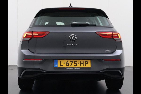 Volkswagen Golf 1.0 eTSI 111PK AUT-7 Nieuw Model Adap.Cruise Virtual Cockpit Apple Carplay Android APP-Connect Navi Ecc Pdc Life Stoel+Stuurverwarming Lmv Mirrorlink DAB Led Isofix Keyless mild hybride Complete Volkswagen Golf mild hybride!