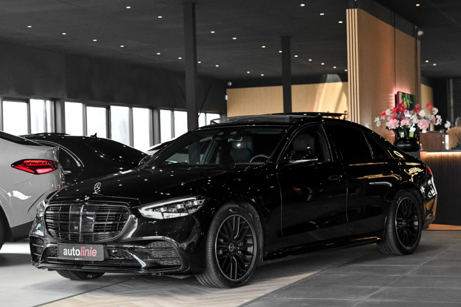 Mercedes-Benz S-Klasse 450 e AMG Line. Massage, 4W sturing, Nappaleder, Koeling, Pano, Softclose, HUD, 360, Burm, Distro+