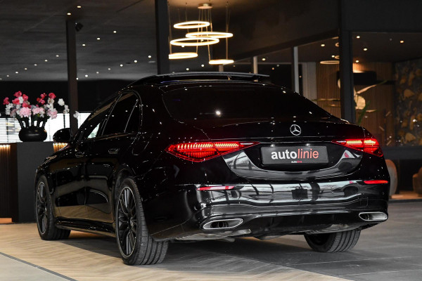 Mercedes-Benz S-Klasse 450 e AMG Line. Massage, 4W sturing, Nappaleder, Koeling, Pano, Softclose, HUD, 360, Burm, Distro+