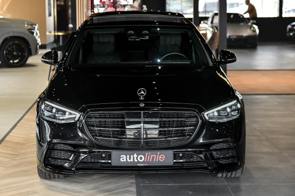 Mercedes-Benz S-Klasse 450 e AMG Line. Massage, 4W sturing, Nappaleder, Koeling, Pano, Softclose, HUD, 360, Burm, Distro+