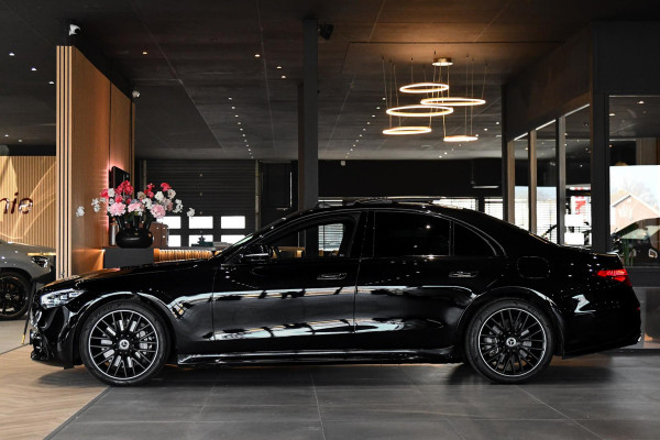 Mercedes-Benz S-Klasse 450 e AMG Line. Massage, 4W sturing, Nappaleder, Koeling, Pano, Softclose, HUD, 360, Burm, Distro+
