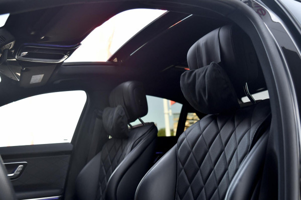 Mercedes-Benz S-Klasse 450 e AMG Line. Massage, 4W sturing, Nappaleder, Koeling, Pano, Softclose, HUD, 360, Burm, Distro+